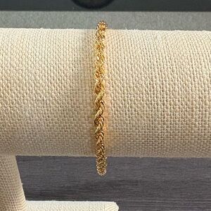 14K GE Rope Bracelet
